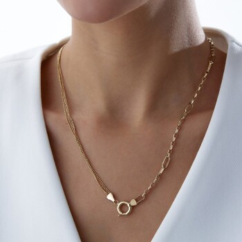 Ataç ve Tırnak Makası Zincirli Charm Kolye - 3