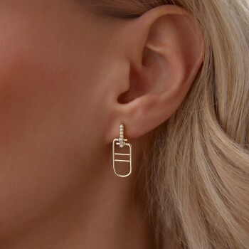 Ataç Vidalı Küpe - Garo