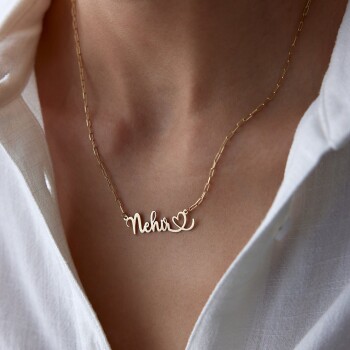 Ataç Zincir İsim Kolye - 4