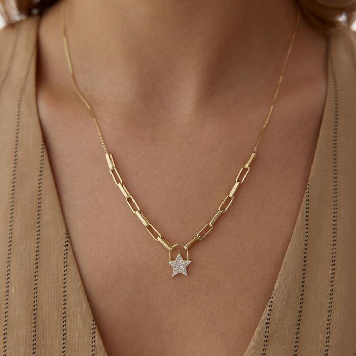 Ataçlı Yıldız Kolye - 1