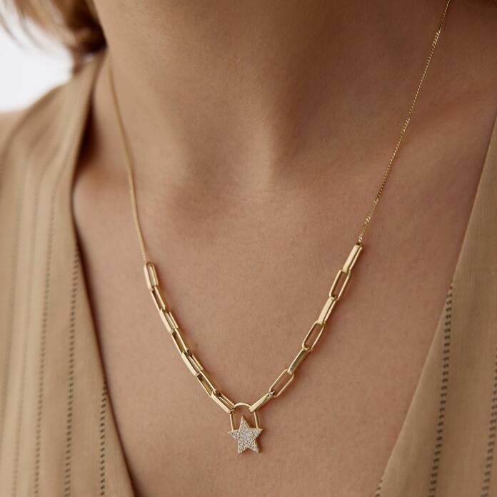 Ataçlı Yıldız Kolye - 2