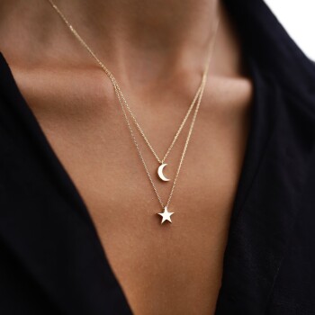 Ay-Yıldız Kolye - Rayna