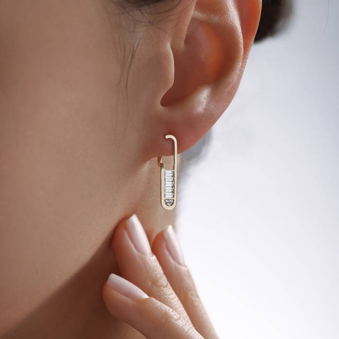 Ayna Çark Küpe - 1