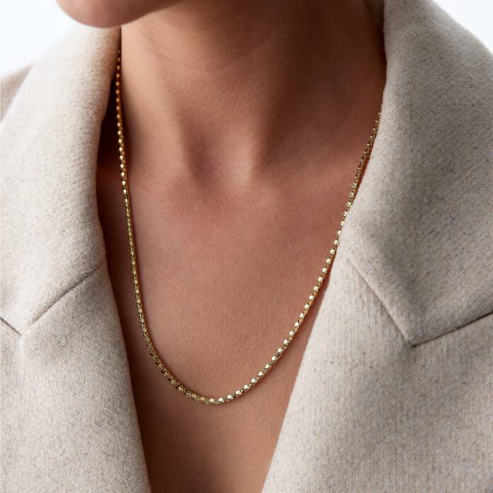 Aynalı Petek Kafes Zincir - 2