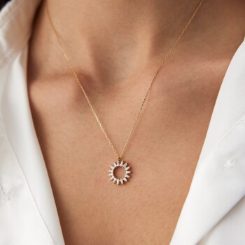 Baget Güneş Kolye - Rayna