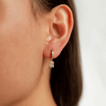 Baget Sallantılı Küpe - Alen