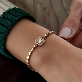 Baget Taşlı Altıgen Bileklik - Gökhan Bera (1)