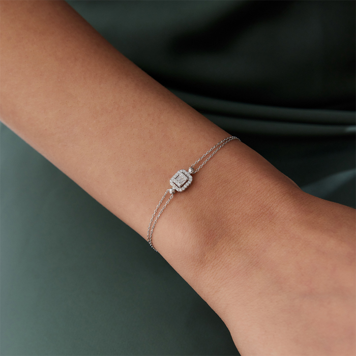 Baget Taşlı Bileklik - Özçelik