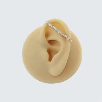 Baget Taşlı Industrial Earcuff - Dianora (1)