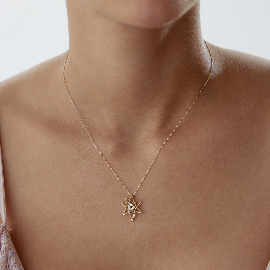 Baget Yıldız Kolye - 1