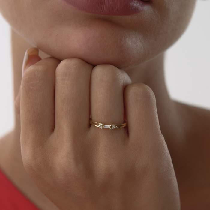 Bagetli Bridge Yüzük - 3