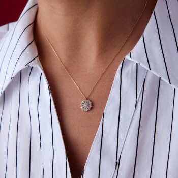 Bagetli Çember Kolye - Rayna (1)