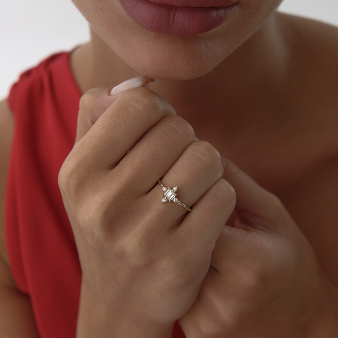 Bagetli Evora Yüzük - 2