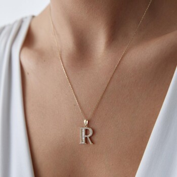 Bagetli Harf Kolye - İkbal