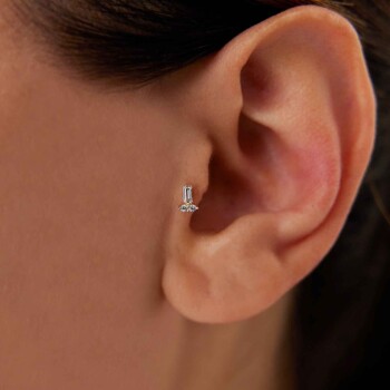 Bagetli Tragus Piercing - Dianora