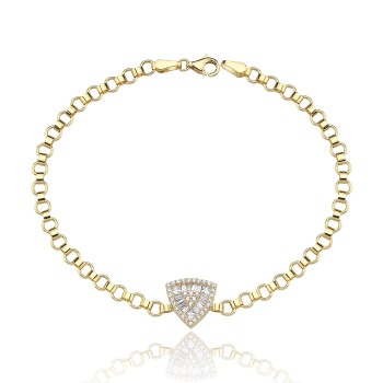 Bagetli Triangle Bileklik - 3