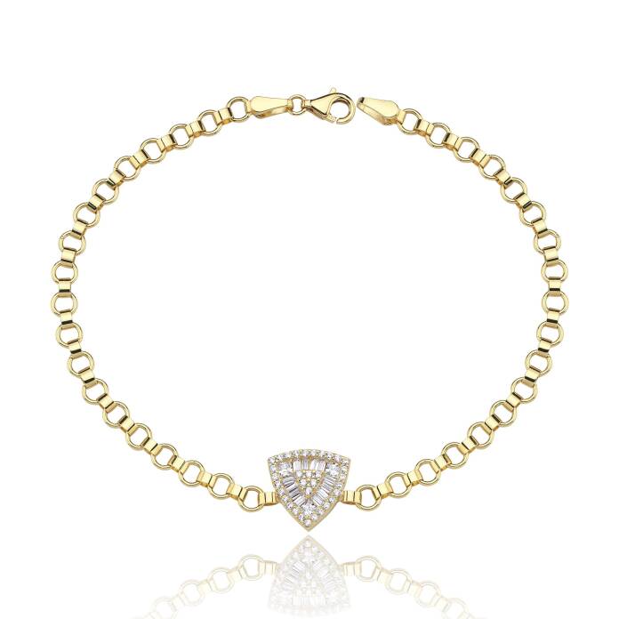 Bagetli Triangle Bileklik - 3