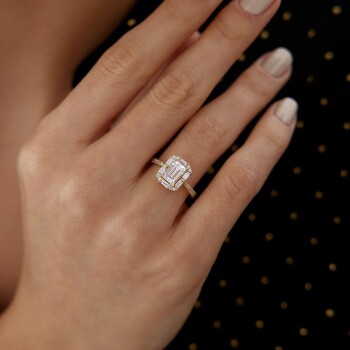 Bagetli ve Yuvarlak Taşlı Puzzle Yüzük - Ali Altınbas (1)