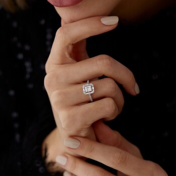 Bagetli Yarımtur Yüzük - Ali Altınbas