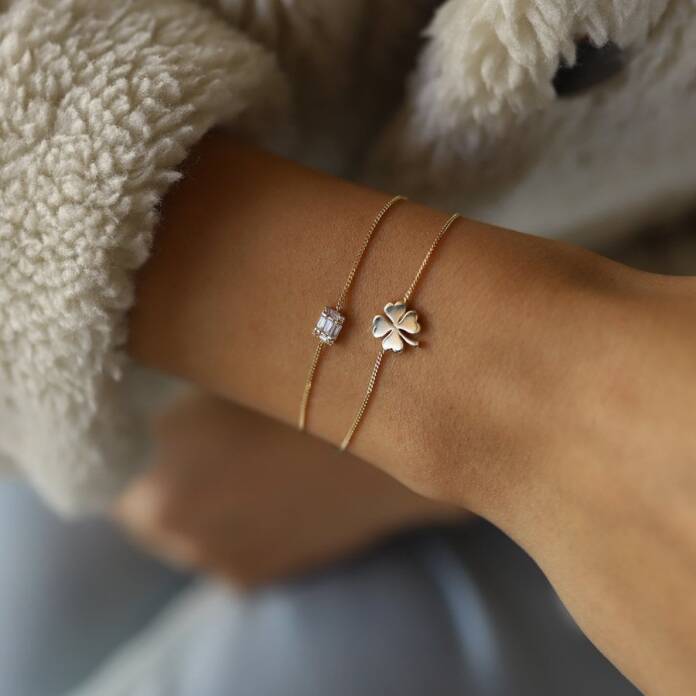 Bagetli Yonca Bileklik - 1