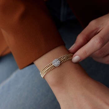 Bagetli Yuvarlak Viyana Bileklik - Dilmener