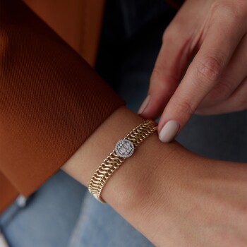 Bagetli Yuvarlak Viyana Bileklik - Dilmener (1)