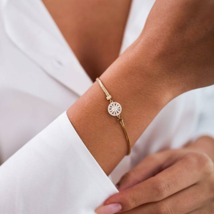 Balık Sırtı Yuvarlak Baget Bileklik - 1