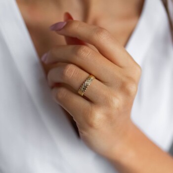 Balık Sırtı Yüzük - Alen