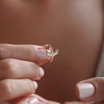 Balina Kuyruk J Küpe - Rayna (1)