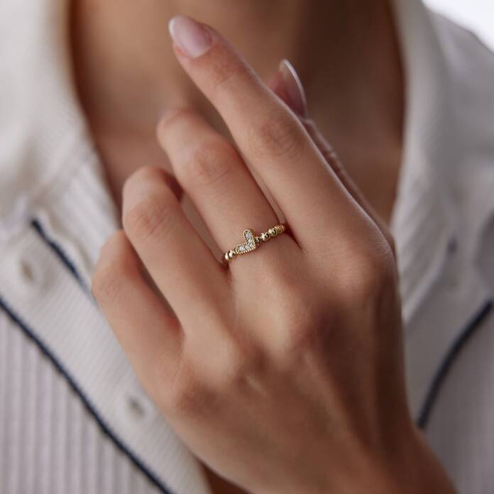 Ball To Ball Kalp Yüzük - 1