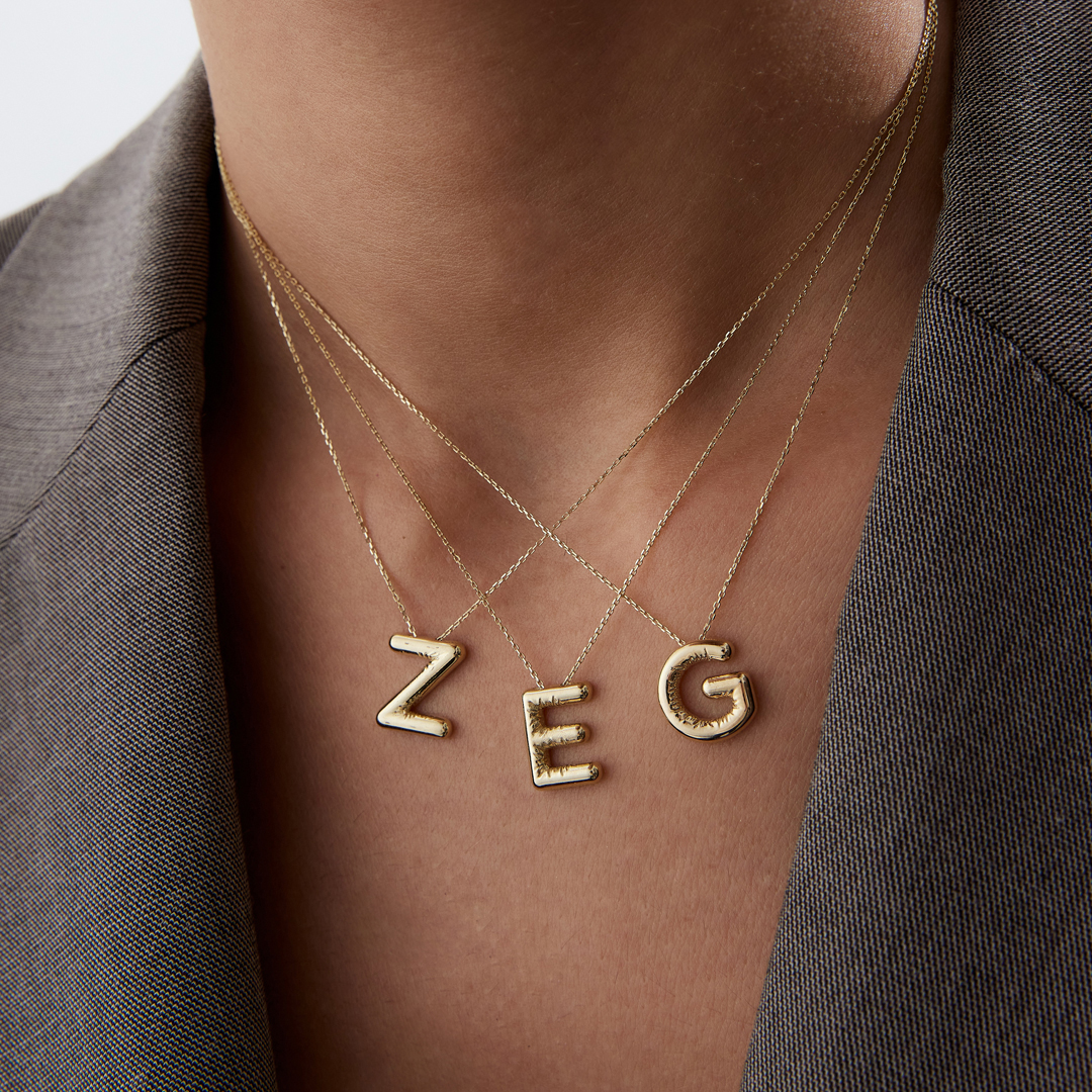 Balon Harf Kolye - 4