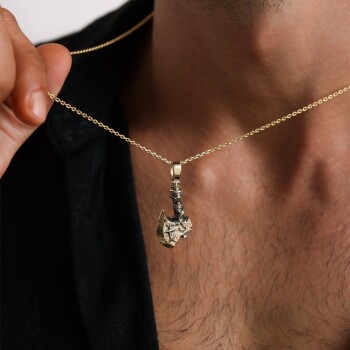 Balta Erkek Kolye - Koçak (1)