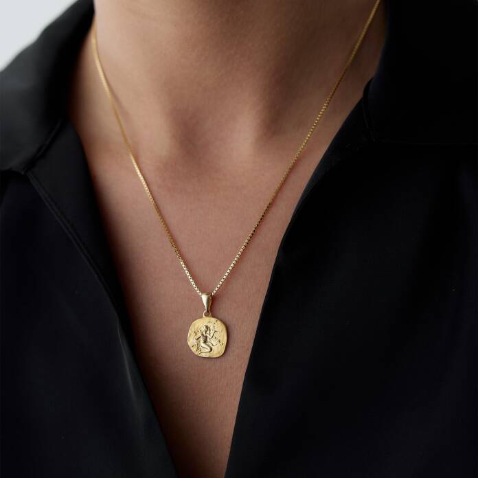 Başak Burcu Plaka Kolye - 1