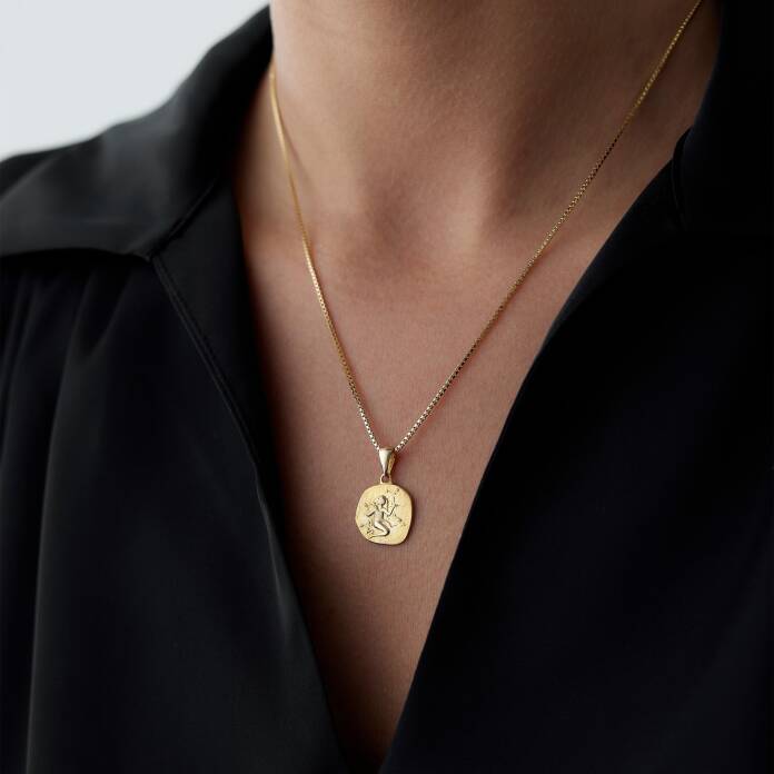 Başak Burcu Plaka Kolye - 2