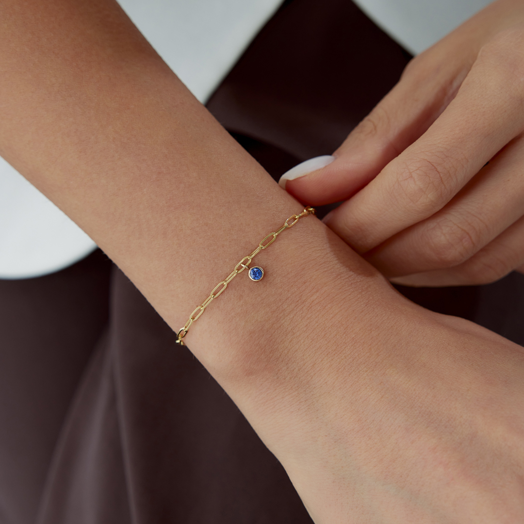 Başak Burcu Sapphire Ataç Bileklik - 1