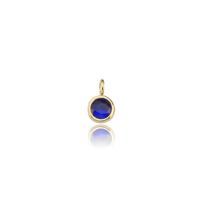 Başak Burcu Sapphire Charm - Simoro