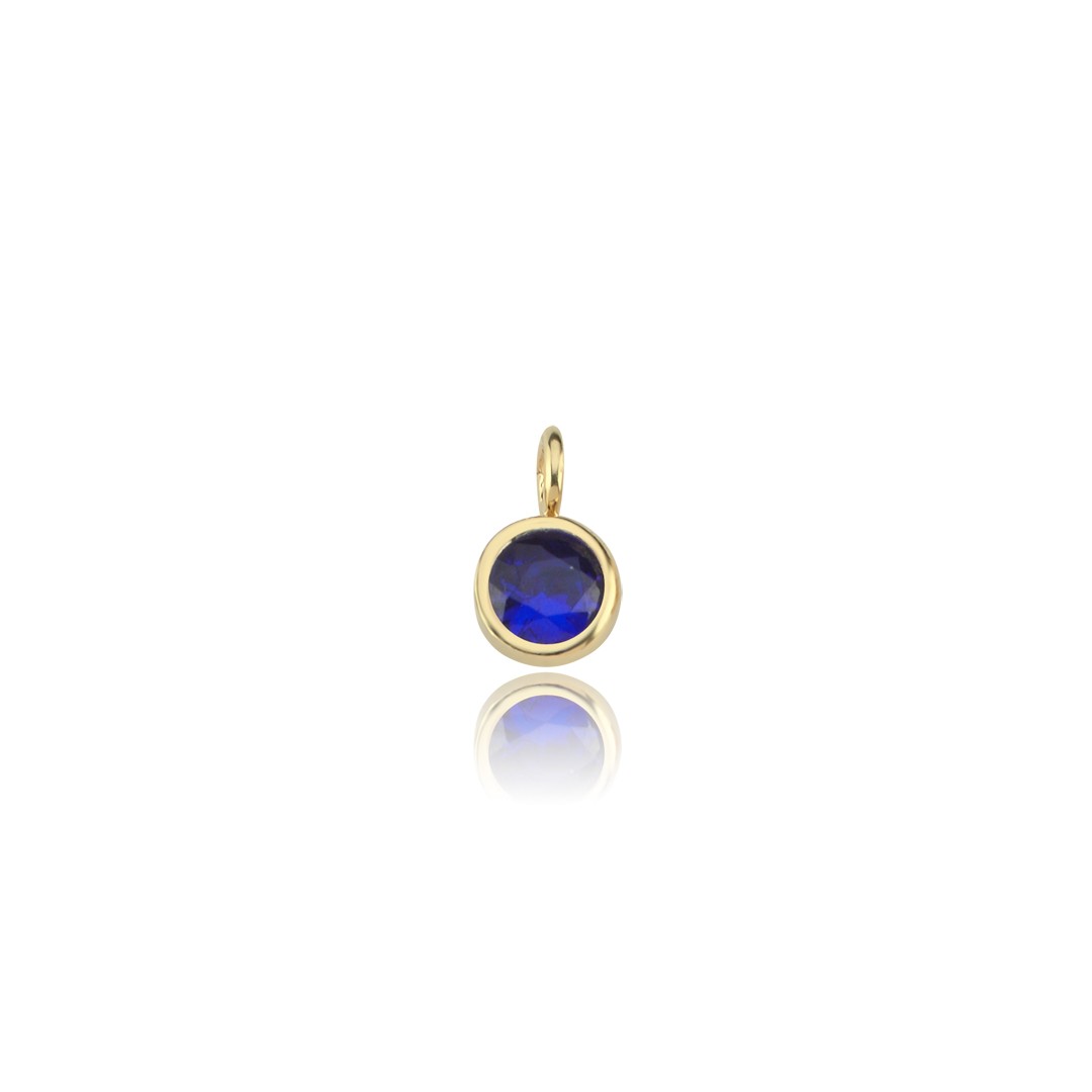 Başak Burcu Sapphire Charm - 1