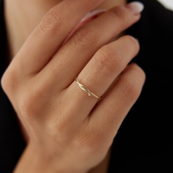 Basic Düğüm Yüzük - Cemart