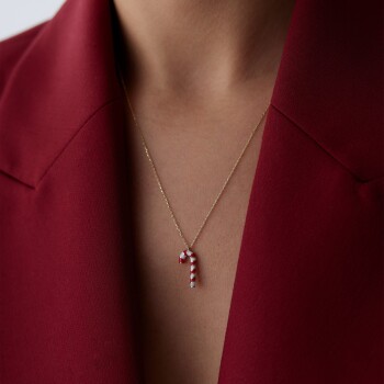 Baston Şeker Kolye - Garo