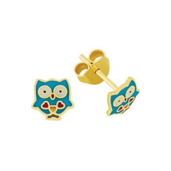 Baykuş Çocuk Küpesi - Melike