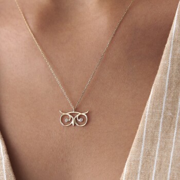 Baykuş Kolye - Rayna (1)