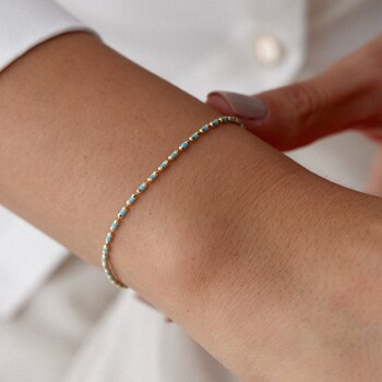 Bebe Mavisi Golf Bileklik - Cemart (1)