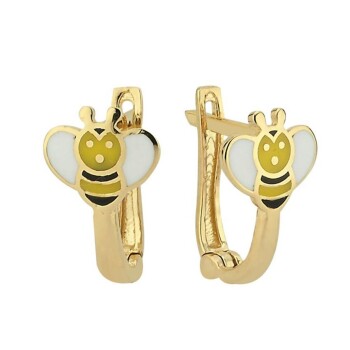 Bee Arı Çocuk Küpesi - Melike