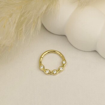 Beş Taş Dudak Motilfi Helix Piercing - Dianora (1)