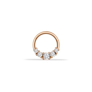 Beş Tektaşlı Helix Piercing - Dianora