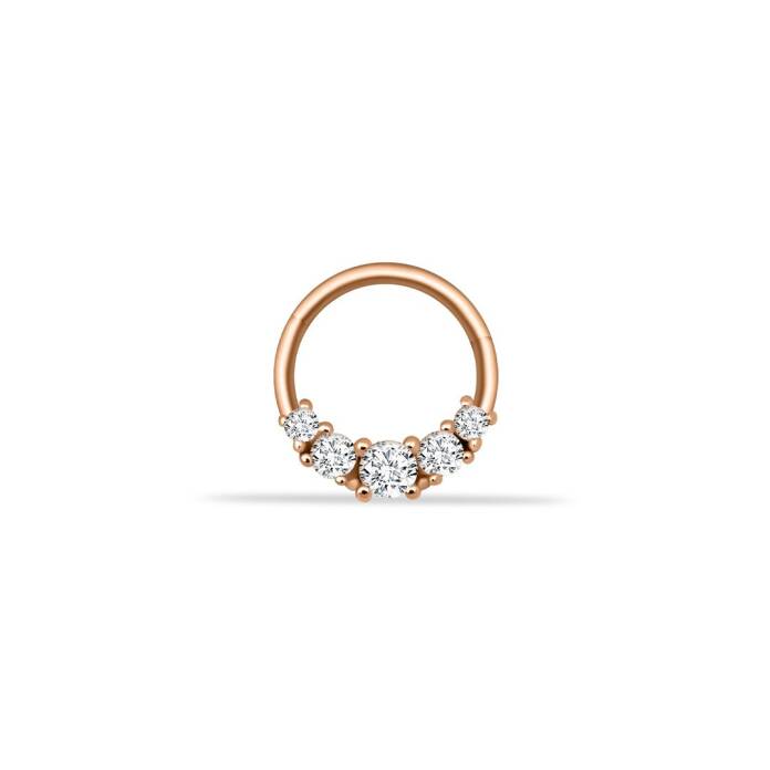 Beş Tektaşlı Helix Piercing - 1