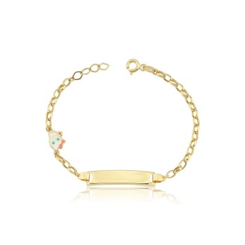 Beyaz Kedi Doç Zincir Çocuk Künyesi - Melike