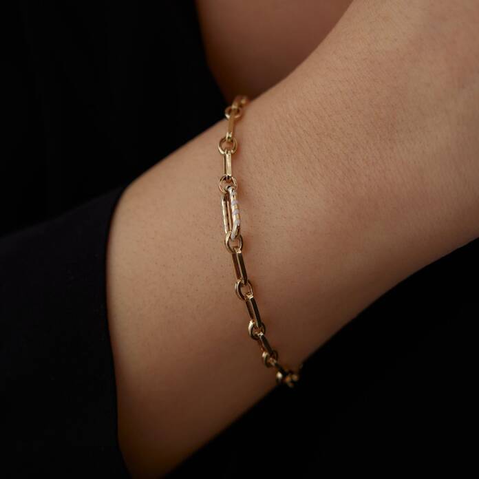 Beyaz Mineli Ataç Bileklik - 2