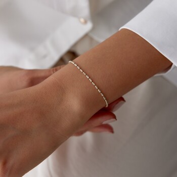 Beyaz Mineli Golf Bileklik - Cemart