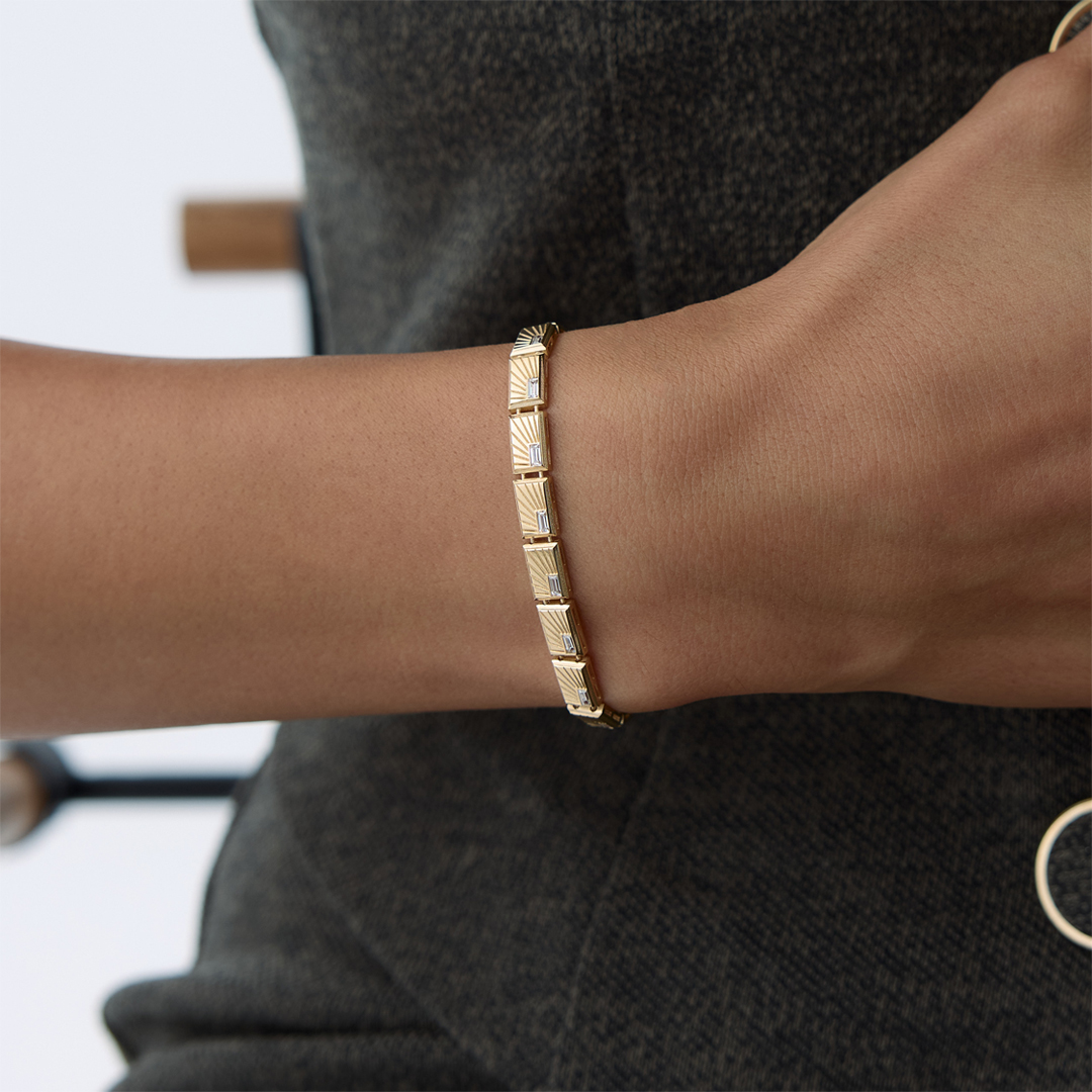 Beyaz Taşlı Nolara Bileklik - 2